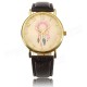 Casual Women Dreamcather Feather PU Leather Band Quartz Wrist Watch