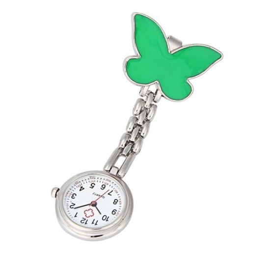 Butterfly Nurse Brooch Pendant Hanging Watch