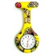 Butterfly Pattern Nurse Watch  Colorful Silicone Pocket Watch Doctor Fob Watch