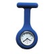 Colorful Silicone Doctor Fob Watch Pocket Nurse Watches with Clasp