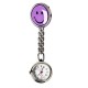 Portable Charm Smile Face Nurse Watch Stainless Steel Pocket Watches