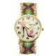 Custom Folk Women Watch High Heels Pattern Alloy Case Casual Retro Quartz Wrist Watch