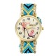 Custom Folk Women Watch High Heels Pattern Alloy Case Casual Retro Quartz Wrist Watch