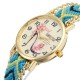 Custom Folk Women Watch High Heels Pattern Alloy Case Casual Retro Quartz Wrist Watch