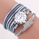 DUOYA D257 Shining Crystal Women Bracelet Watch Flower Dial Case Tourist Quartz Watch