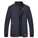 Autumn Extra Large Size M-6XL Business Casual Jacket Stand Collar Thin Windproof Waterproof Coat