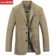 Autumn Winter Business Warm Mens British Style Lounge Suits Cotton Slim Fit Coat