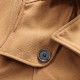 Autumn Winter Mens Hooded Casual Windbreaker Mens Large Size Wool Coat