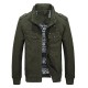 Autumn Winter Military Style Casual Cotton Cargo Jacket for Men