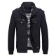 Autumn Winter Military Style Casual Cotton Cargo Jacket for Men