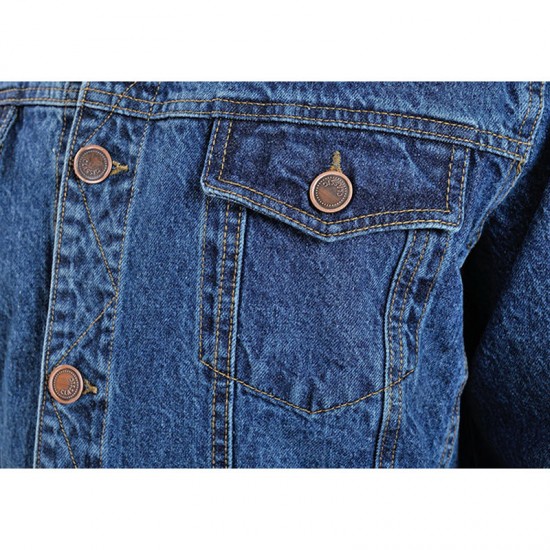 Casual Fashion Autumn Cotton Classic Denim Jacket for Men