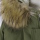 Mens Winter Thick Warm Hooded Faux Fur Jacket Casual Coat