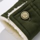 Winter Fleece Lining Thick Warm Lapel Single Breasted Jackets for Men