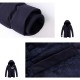 Cotton Padde Thick Warm Hooded Zipper Wintre Quilted Jacket Coat for Men