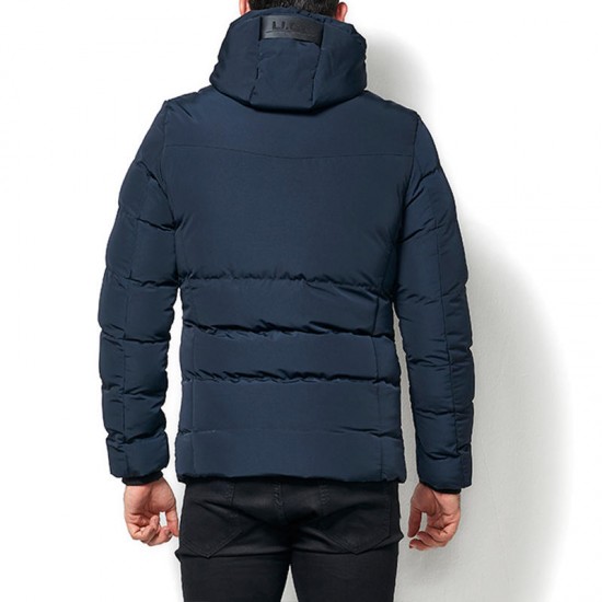 Detachable Hood Winter Thick Warm Padded Jacket for Men