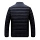 Man Light Weight Windproof Waterproof Slim Fit Duck Down Jackets Stand Collar Feather Coats