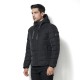 Mens Cotton Padded Jacket Windproof Warm Thick Hooded Coat