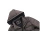 Mens Detachable Furry Hood Thick Warm Winter Padded Jacket Parka