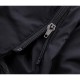 Mens Hooded Down Cotton Padded Solid Color Jacket Winter Thick Warm Short Parka