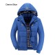 Mens Thick Hooded Solid Color Stand Collar Coat Fashion Casual Jacket 8 Colors