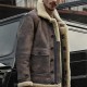 ChArmkpR Mens Biker Jacket Big Pocket Thick Warm Winter Shearling Faux Leather Coats