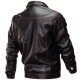 Fleece Warm Thick Winter Faux Leather Jacket Multi Pockets PU Motorcycle Jackets for Men