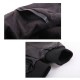 Motorcycle PU Leather Jacket Mens Black Lining Stand Collar Zipper Warm Outwear