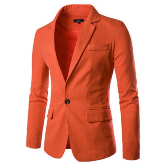 Casual Comfortable Soft Business Slim Fit Best Cool Blazers Soild Color Suits For Men
