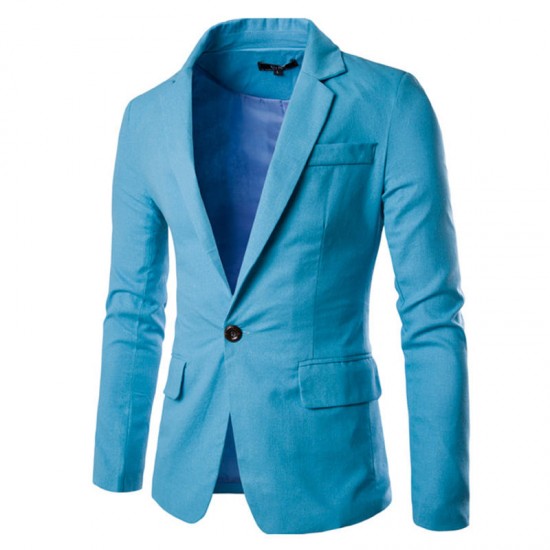 Casual Comfortable Soft Business Slim Fit Best Cool Blazers Soild Color Suits For Men