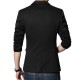 Fashion Casual Slits One Button Slim Fit Chic Men Suit Jacket Blazers