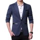 Fashion Casual Slits One Button Slim Fit Chic Men Suit Jacket Blazers