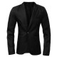 Fashion Mens Slim Casual Suit Pointed Collar Bright Color Blazer