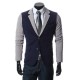 Mens Casual Suits Slim Fit Stitching Two Button Business Suits