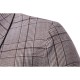 Mens Elegant Slim Fit Plaid Printed Casual Business Blazers Turn-down Suits Mens Elegant Slim Fit Plaid Printed Casual Business Blazers Turn-down Suits