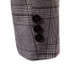 Mens Elegant Slim Fit Plaid Printed Casual Business Blazers Turn-down Suits Mens Elegant Slim Fit Plaid Printed Casual Business Blazers Turn-down Suits