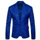 Mens Pure Color Slim Fit Busniess Casual Blazers Suit Jacket 7 Colors