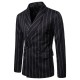 Stripe Printing Fashion Blazers Suit Coats for Men