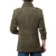 Autumn Winter Classic Lapel Coat Mens Single Breasted Casual Woolen Long Trench Coat