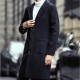 Autumn Winter Fashion Men's Warm Thick Long Windbreaker Casual Solid Color Slim Woolen Jacket Coat