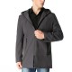 Autumn Winter Men's Fashion Zipper Long Style Trench Coat Leisure Business Hooded Windbreaker