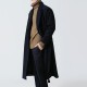 ChArmkpR Mens Drawstring Mid-long Fashion Busniess Trench Coat