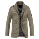 Fashion Men's British Style Mid-long Windbreaker Autumn Winter Leisure Thin Trench Coat Fashion Men's British Style Mid-long Windbreaker Autumn Winter Leisure Thin Trench Coat