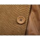 Men's Business Cotton Single Breasted Fit Buttons Solid Color Casual Trench Coat