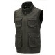 Autumn Winter Warm Cotton Outdooors Vest Casual Multi Pocket Outdooors Fishing Waistcoat