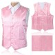 British Style Cashew Flower Printing Slim Fit Dress Waistcoat Tuxedo Vest