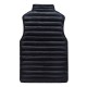 Casual Double Side Wearable Windproof Stand Collar Thick Warm Reversible Insulated Vest for Men