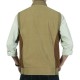 Casual Outdoor Cotton Stand Collar Vest Sleeveless Jacket for Men