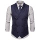 Fashion Business Dots Printing Waistcoat Suit Vest for Men