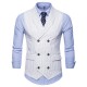 Fashion Business Dots Printing Waistcoat Suit Vest for Men