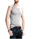 Men Summer Outdoors Sleeveless Solid Color O-neck Leisure Cotton Slim Vest Tops